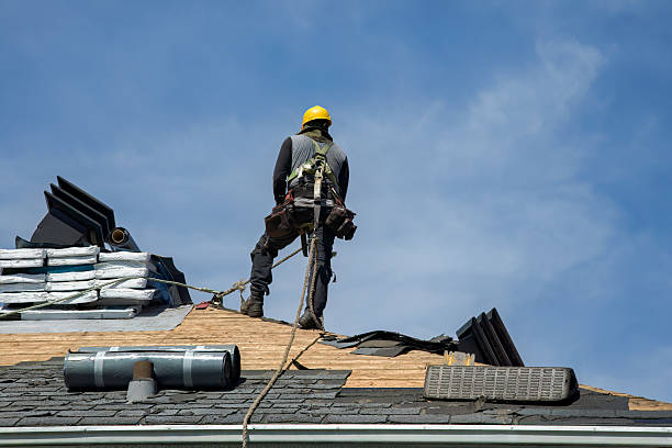 Professional Roof Installation technician working in Middletown, RI